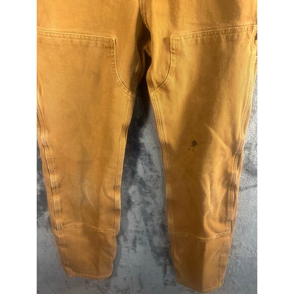 Carhartt 104296 BRN Women’s Relaxed Fit Stretch Double Knee Twill Pants Size 6L - Picture 10 of 10